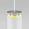 Подвесной светодиодный светильник Elektrostandard DLS021 9+4W 4200К белый матовый/серебро