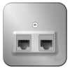 BLNIA045453 Systeme Electric Schneider Blanca накладной монтаж цвет алюминий