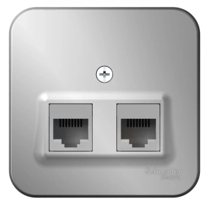 BLNIA045453 Systeme Electric Schneider Blanca накладной монтаж цвет алюминий