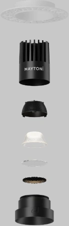 Стекло для встраиваемого светильника Maytoni Dip Glass001-D35