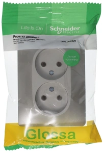 GSL001220 Systeme Electric Schneider Glossa платина