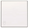 Розетка 220v с крышкой и шторками белый ABB Sky Niessen 2CLA818800A1001|2CLA858810A1101
