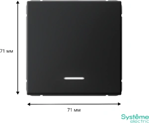 GAL001013 Systeme Electric Schneider Electric ArtGallery цвет карбон