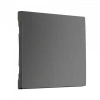 Перекрестный 1-клав выключатель графит рифленый Werkel W1113001 + W1119004