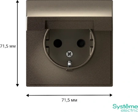 GAL000646 Systeme Electric Schneider Electric ArtGallery цвет мокко