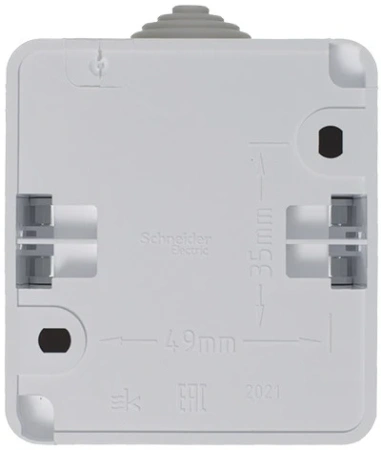 PA16-044B Systeme Electric Schneider Etude цвет белый