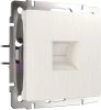 Розетка Ethernet RJ-45 перламутровый рифленый Werkel Встраиваемые механизмы перламутровый рифленый W1181013