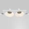 Светильник встраиваемый Maytoni Gyps Modern DL129-GU10-02-W