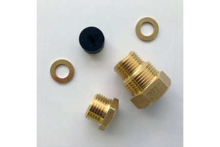 Саморегулируемый греющий кабель с сальником для обогрева внутри трубы AURA FS 10 Вт/м - 1 м. INSIDE