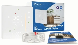 Терморегулятор ATOM Alpha Wi-Fi белый (CN2046)