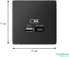 GAL001429 Systeme Electric Schneider Electric ArtGallery цвет базальт
