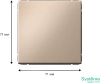 GAL001271 Systeme Electric Schneider Electric ArtGallery цвет песочный