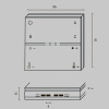 Беспроводная панель управления Maytoni Zigbee DRC035-Z-8-W