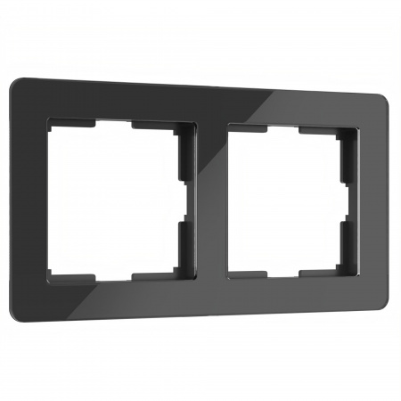 Рамка из акрила на 2 поста Acrylic черный Werkel Acrylic черный W0022708