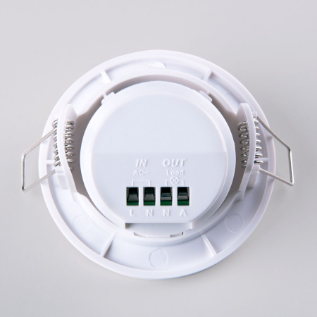 Инфракрасный датчик движения 8м 1200W 360° IP20 Elektrostandard SNS-M-12 белый