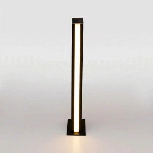 Ландшафтный светильник уличный Flat 3000K чёрный Elektrostandard 1538 TECHNO LED черный