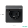 GAL441046 Systeme Electric Schneider Electric ArtGallery цвет карбон