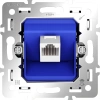 Механизм розетки компьютерной RJ45 кат.6 Voltum металл (VLS0601M)