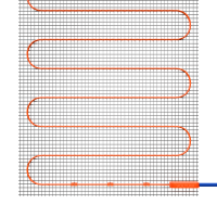 Нагревательный мат для теплого пола Voltum Т150 375 Вт 2,5 кв.м VLT01-150-2.5