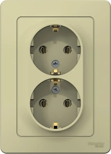 BLNRS001027 Systeme Electric Schneider Blanca цвет бежевый