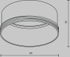 Кольцо декоративное для светильника Maytoni Focus LED  Ring L-20-W