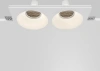 Светильник встраиваемый Maytoni Gyps Modern DL129-GU10-02-W