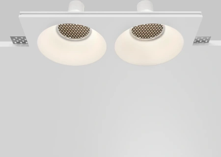 Светильник встраиваемый Maytoni Gyps Modern DL129-GU10-02-W