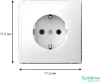 GAL000143S Systeme Electric Schneider Electric ArtGallery цвет белый