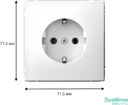 GAL000143S Systeme Electric Schneider Electric ArtGallery цвет белый