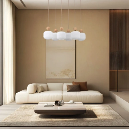 Подвесной светильник со стеклянными плафонами TK Lighting 11052 Ballo