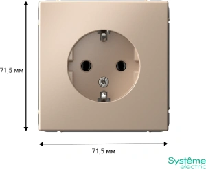 GAL001243 Systeme Electric Schneider Electric ArtGallery цвет песочный