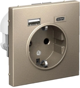 GAL000532 Systeme Electric Schneider Electric ArtGallery цвет шампань