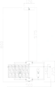 Люстра на штанге Freya Basilica FR5166PL-06BS