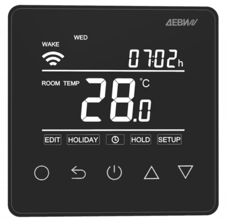 Терморегулятор ДЕВИ Prime Wi-Fi black (140F1143R)