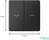 GAL001419 Systeme Electric Schneider Electric ArtGallery цвет базальт