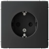 Розетка с заземлением со шторками Systeme Electric ArtGallery, 16А, карбон  GAL001045