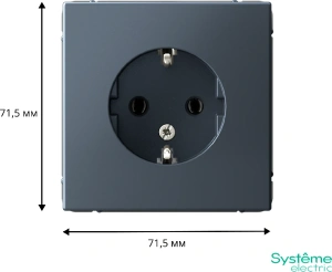 GAL000743 Systeme Electric Schneider Electric ArtGallery цвет грифель