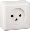 Розетка без заземления 10А Systeme Electric Hit, БЕЛЫЙ RA10-131I-B