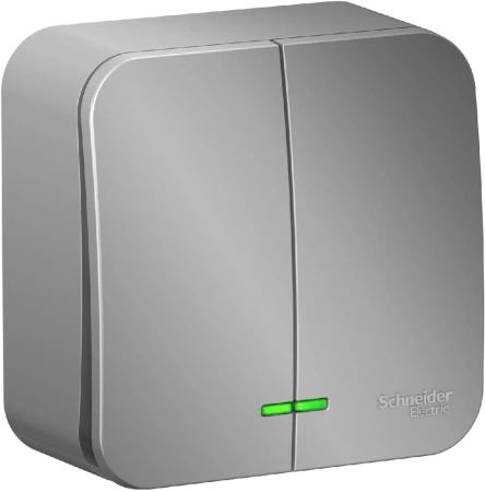 BLNVA105113 Systeme Electric Schneider Blanca накладной монтаж цвет алюминий