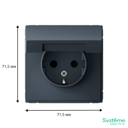 GAL000746 Systeme Electric Schneider Electric ArtGallery цвет грифель