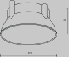 Декоративная рамка-отражатель для светильников серии Alfa LED Maytoni Accessories Ring12-15W-RD-W