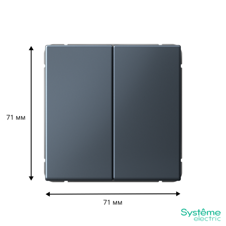 GAL000765 Systeme Electric Schneider Electric ArtGallery цвет грифель