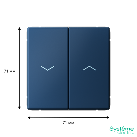GAL001119 Systeme Electric Schneider Electric ArtGallery цвет аквамарин