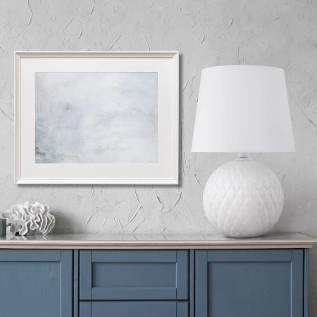 Настольный светильник с тканевым абажуром TK Lighting 16046 Santana
