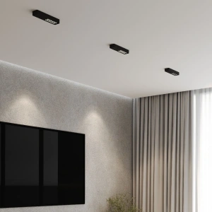 Светильник потолочный светодиодный Tend 9W 4000K черный Elektrostandard 25114/LED