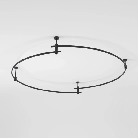 Esthetic Magnetic Шинопровод Round черный Ø1500 Elektrostandard 85217/00