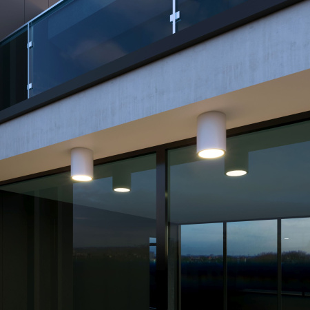 Уличный потолочный светильник Light LED IP65 Elektrostandard 35131/H белый
