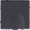 Розетка штепсельная SCHUKO 16A/250 В с крышкой, черный матовый Kollinger Eclipse EC-015BK