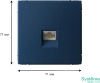GAL001183 Systeme Electric Schneider Electric ArtGallery цвет аквамарин
