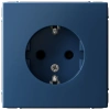 Розетка с заземлением со шторками Systeme Electric ArtGallery, 16А, аквамарин   GAL001145